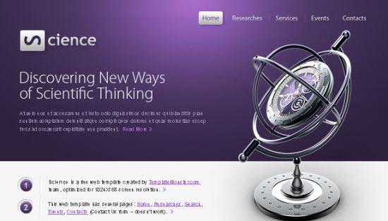 24 templates gratuits HTML5 et CSS3