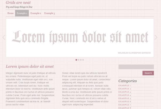 24 templates gratuits HTML5 et CSS3