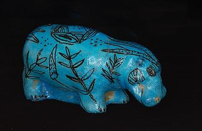 L'hippopotame bleu d'Egypte