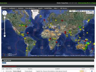 Une carte mondiale des catastrophes et accidents en temps réel