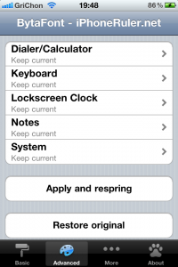 IMG_0080 Custo – Tweak Bytafont – Changer la police d’écriture de votre iDevice