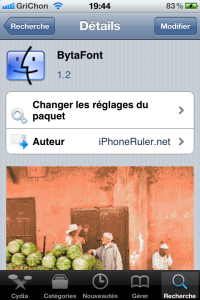 IMG_0076 Custo – Tweak Bytafont – Changer la police d’écriture de votre iDevice