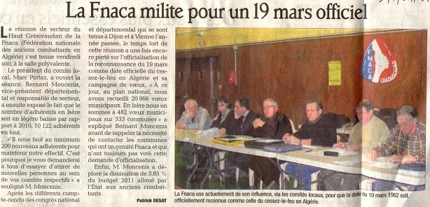 Revue de presse du 13/01/2001 au 19/01/2001 article 5