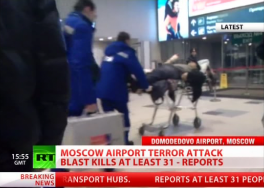 Attentat à l'aéroport de Moscou.