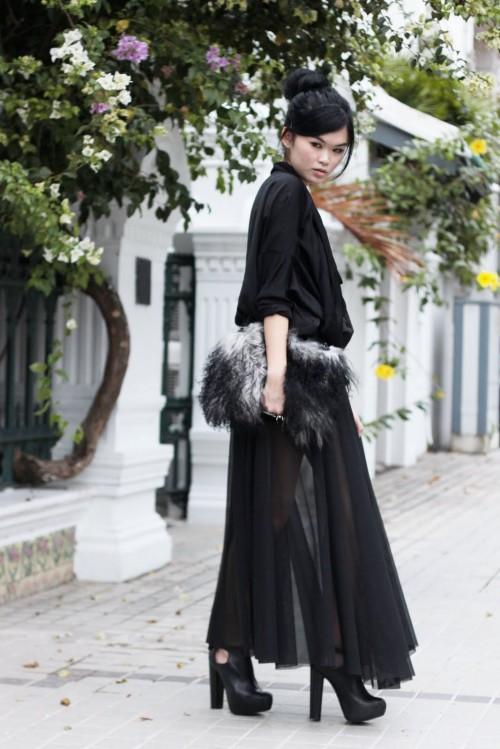 Vintage style come back: sheer maxis