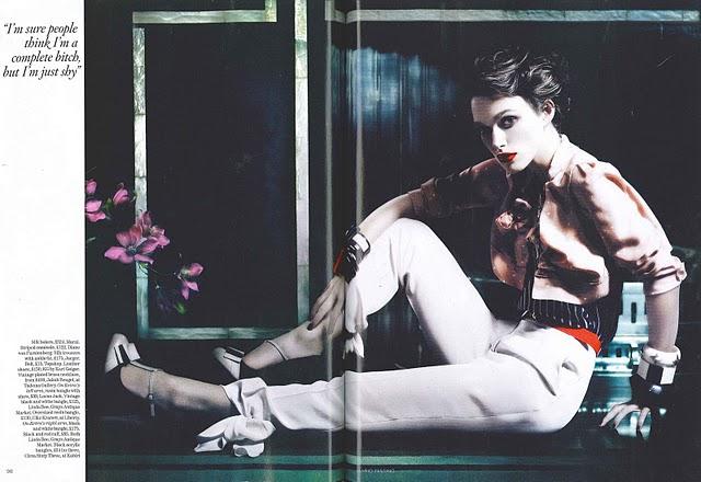 Keira Knightley pour Vogue