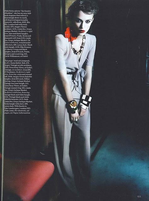 Keira Knightley pour Vogue