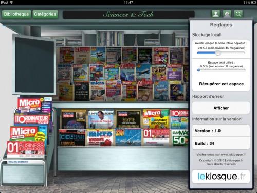 Application-iPad-LeKiosque-03 Presse numérique : Lekiosque.fr lance son application dédiée à l’iPad