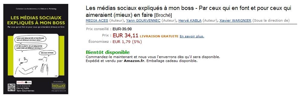 Les médias sociaux expliqués aux boss qui vont sur Amazon Les médias sociaux … sur Amazon…