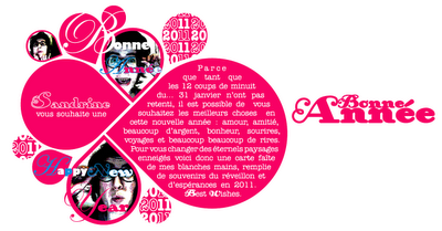 Ma carte de Bonne Année 2011 homemade Ma carte de Bonne Année 2011 homemade