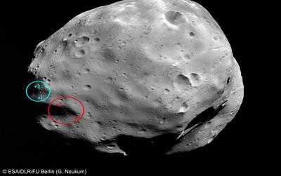 sites d'aterrissage de Phobos-Grunt Localisatiion des sites d'aterrissage possibles de la futur mission Phobos-Grunt