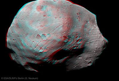 Phobos en 3D Phobos en 3D