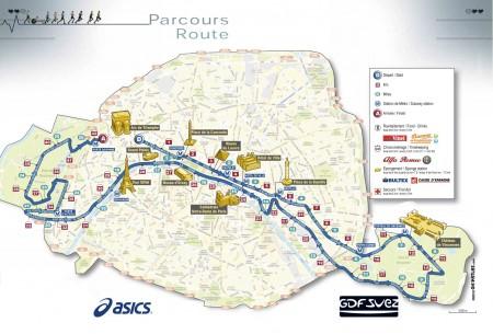 Marathon de paris 2010 - Parcours Semi de Paris 2011 : A l’envers !