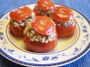 Tomate farcie au <strong>boulgour</strong>