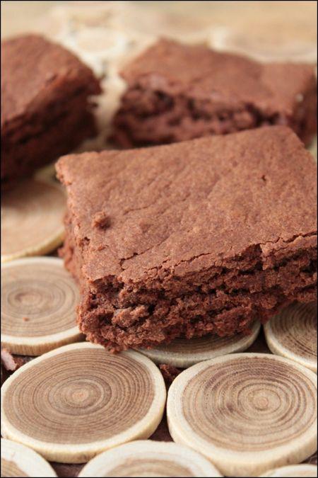 Gâteau au chocolat et purée d'amandes