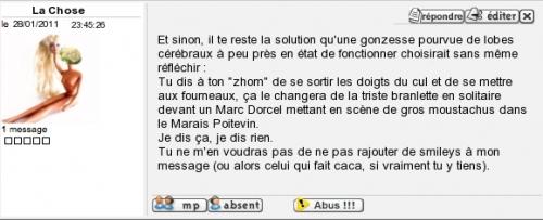 La fille qui allait finir seule, sans amies, et crever dans le ruisseau