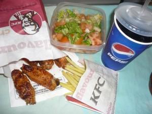 Menu KFC Hot wings DUKAN – de Ktya