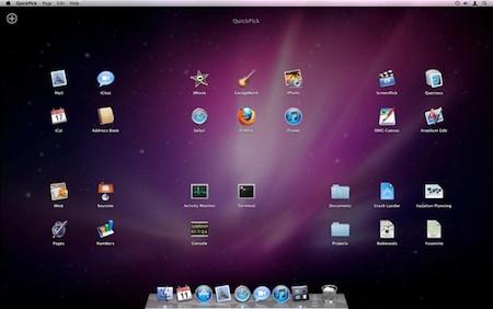 QuickPick : Affichez les applications comme sur le LaunchPad de Mac OS Lion