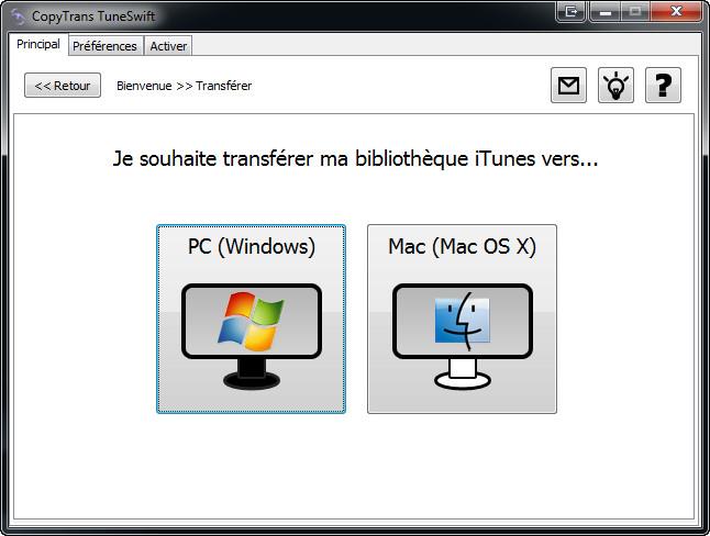 TuneSwift-2 TUTO TuneSwift : Transférer la bibliothèque iTunes vers un autre PC