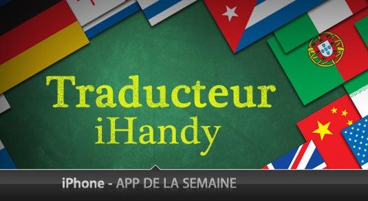 iHandy Applications & jeux iPhone et iPad de la semaine