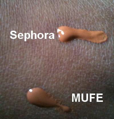 Fond de teint Sephora HD VS MUFE HD