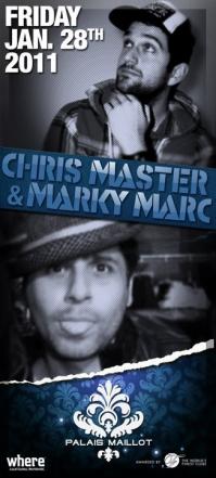 PARIS/MILAN AVEC DJ CHRIS MASTER & MARKY MARC! - Soirée Palais M Paris