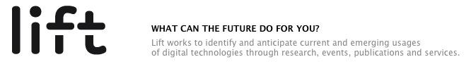 Lift Logo Lift conference 2011 en live streaming