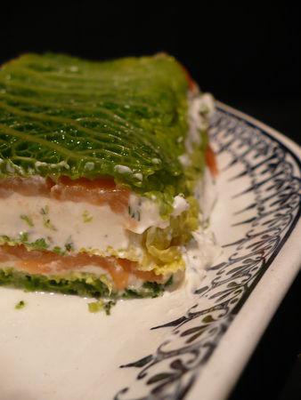 Terrine de saumon fumé au chou P1060850