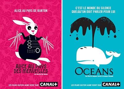 Affiches made in BETC Euro RSCG pour Canal +