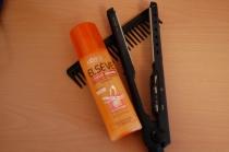 Le matériel Le test des boucles au fer à lisser