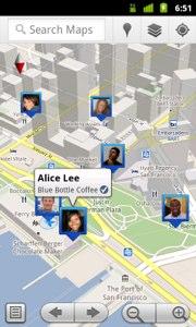 blog map ferryb checkedin bbcoffeemap Le check in arrive chez Google Latitude [Android]