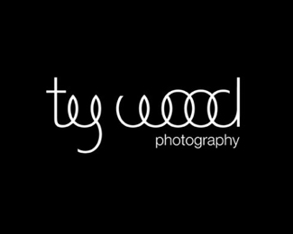 ty wood typographic logo inspiration 50 logos qui font leur boulot à la lettre !