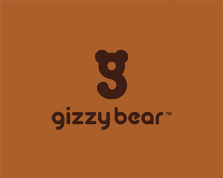gizzy bear typographic logo inspiration 50 logos qui font leur boulot à la lettre !