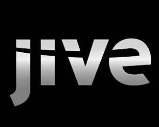 jive software typographic logo inspiration 50 logos qui font leur boulot à la lettre !
