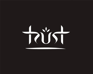 trust typographic logo inspiration 50 logos qui font leur boulot à la lettre !