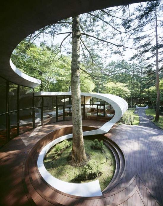 Villa Shell - Kotaro Ide - ARTechnic - terrasse