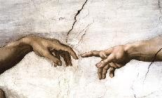 Michelangelo (Buonarroti) - Détail de la création d'Adam