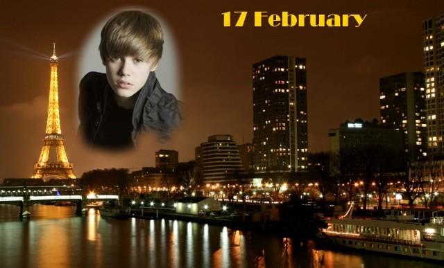 Justin Bieber : Présent à Paris le 17 février !