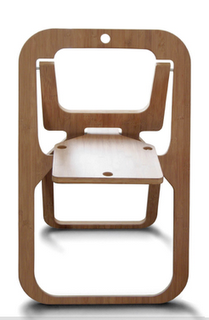 Chaise en bambou ultra compacte