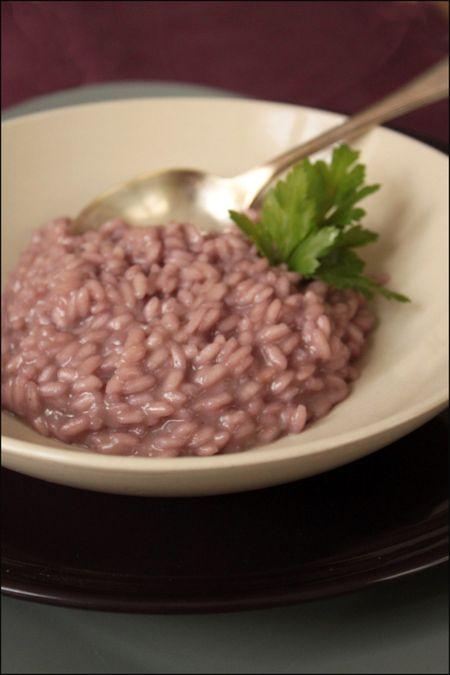 Risotto au Pinot Noir