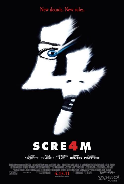 scream 4 poster e1296812095213 SCREAM 4 : Nouvelle affiche du film