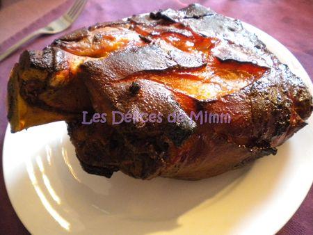 Jambonneau caramélisé au sirop d’érable DSCN2063bis