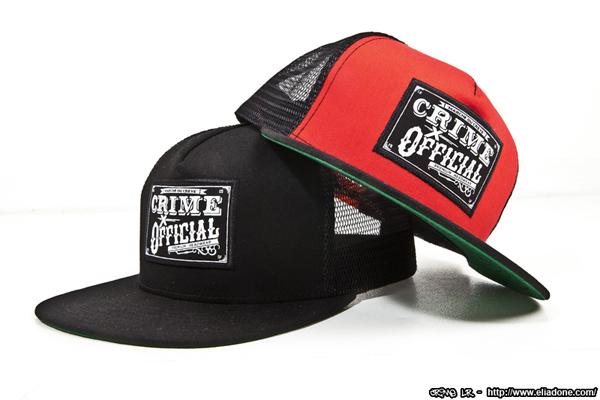 CRIME X OFFICIAL TRUCKER HAT CRIME X OFFICIAL TRUCKER HAT