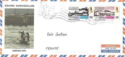 100 ans de services postaux à Brunei