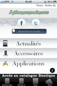 photo 1 L’application i-PhoneAccessoire à 98 % terminée