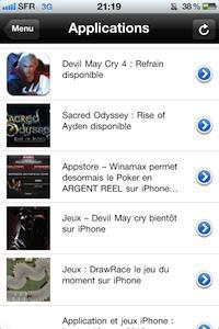 photo 2 L’application i-PhoneAccessoire à 98 % terminée