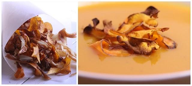 Les légumes racines ou légumes oubliés en chips, au four ou en soupe Les légumes racines ou légumes oubliés en chips, au four ou en soupe