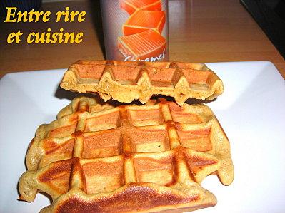 Gaufres saveur Caramel à la vergeoise brune DSCN8702.JPG