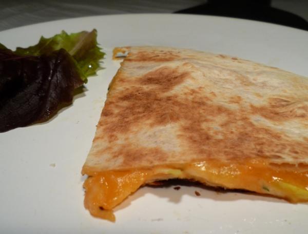 Les quesadillas: 100% simplicité mais un grand mmmmh!