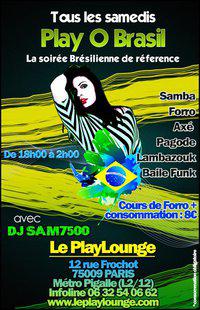 Cours de Forro + soirée Play'o Brasil - Soirée le playlounge paris